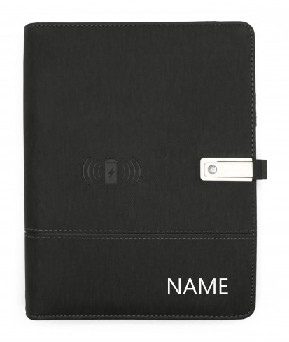Personalised Powerbank & USB Organizer Notebook